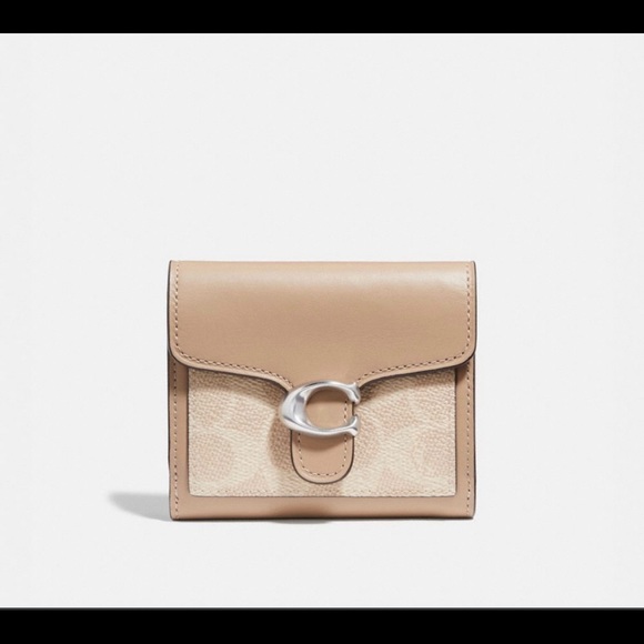 ISO Small Coach Tabby wallet in beige with the monogram - Picture 1 of 1